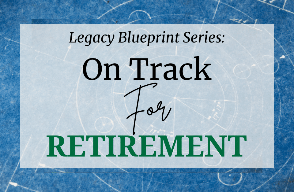 opaque title overlay card midlife money management for women over blueprint background image