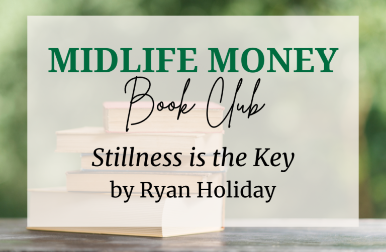 title card over photo of stack of books on table