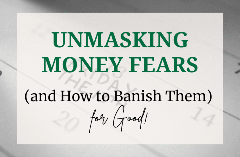 unmasking money fears title card over photo of calendar with Friday 13 circled