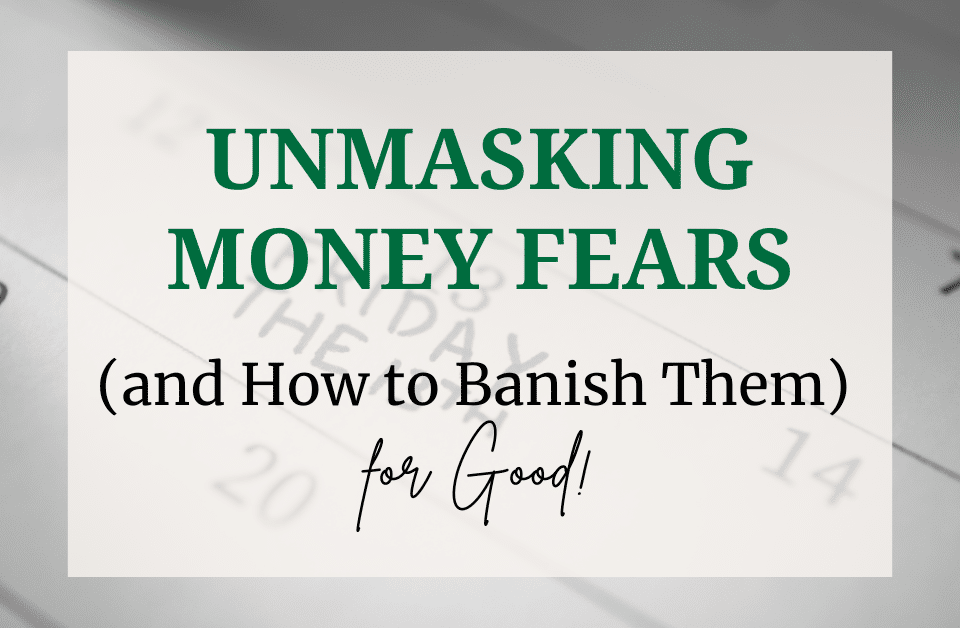 unmasking money fears title card over photo of calendar with Friday 13 circled